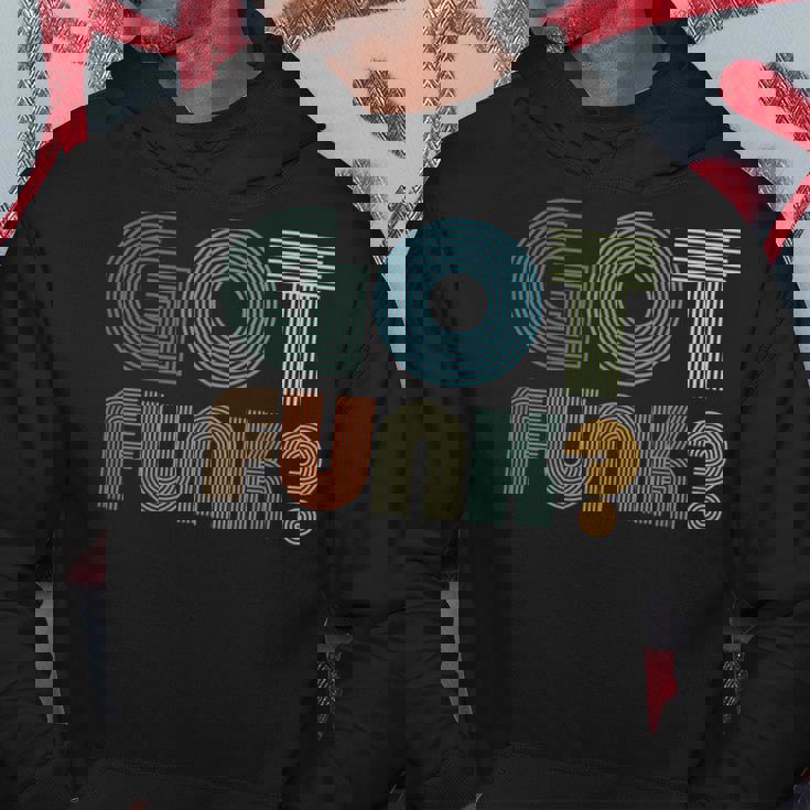 Got Funk Music レトロヴィンテージ風 70年代風 パーカー 面白い贈り物