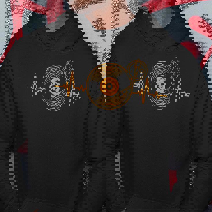 Gran Disco Deinilo Heartbeat Diseño Tocadiscos Dj Sudadera Regalos divertidos