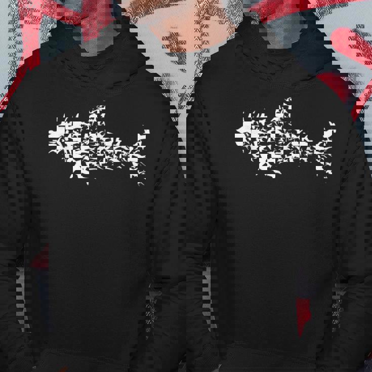 Great Hark サメのシルエット シャークフィッシュホワイトシャーク パーカー 面白い贈り物