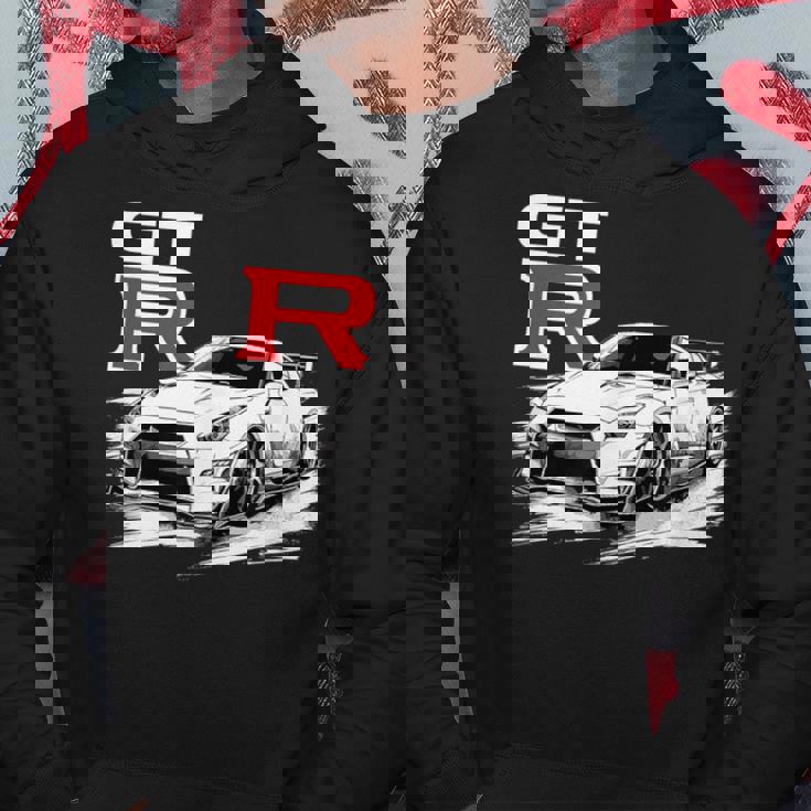 Gt R 35 Jdm ストリートレーシング ドラッグ ドリフト スポーツカー パーカー 面白い贈り物