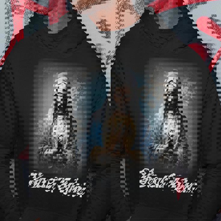 Hail Mary 聖母マリア ロザリオ カトリック パーカー 面白い贈り物