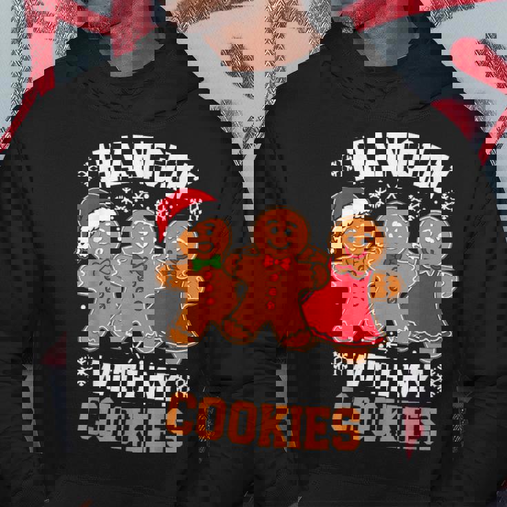 Hangin With My Cookie シャツ メンズ レディース ジンジャーブレッド クリスマス パーカー 面白い贈り物
