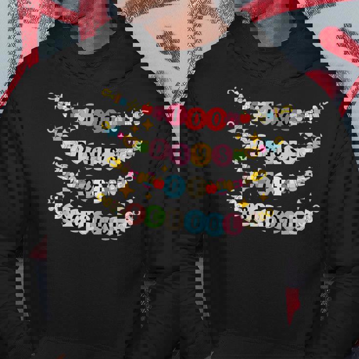 Happy 100 Days Ofchool ブレスレット 教師 学生 100日目 パーカー 面白い贈り物