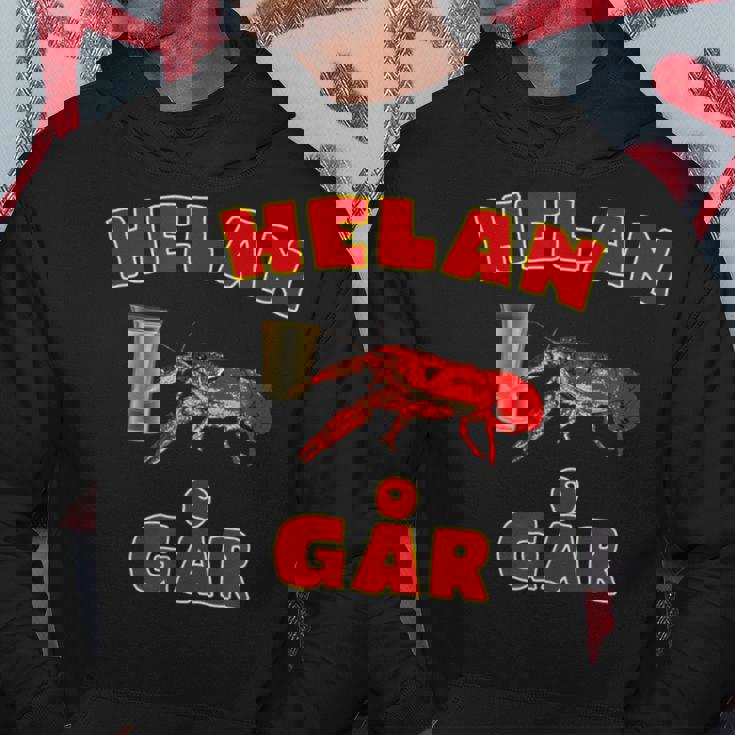 Helan Går スウェーデンの歌 ザリガニ付き スウェーデン パーカー 面白い贈り物