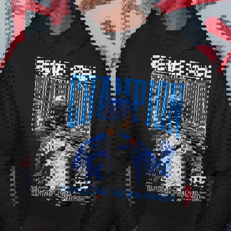 Home Run Champion Teoscar Hernandez Los Angeles Mlbpa パーカー 面白い贈り物