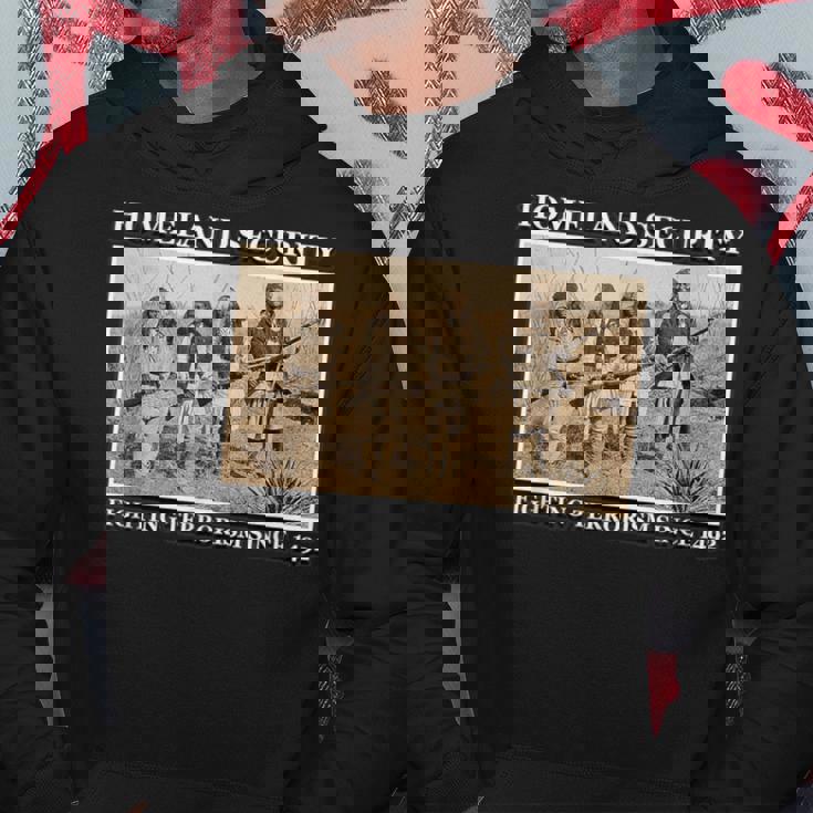 Homelandecurity Fighting Terrorismince 1492 パーカー 面白い贈り物