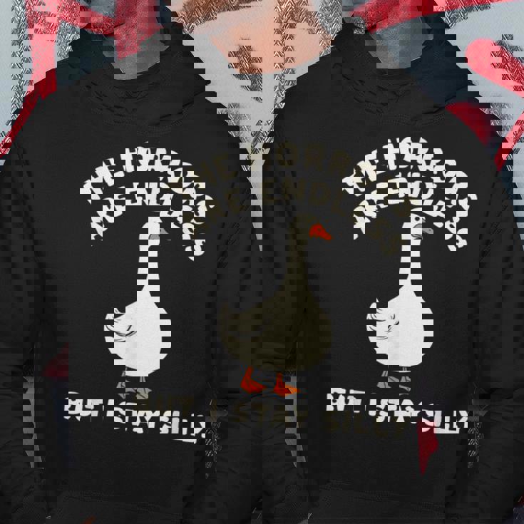 Horrors Are Endless But Itayilly Goose Friends ミームギフト パーカー 面白い贈り物