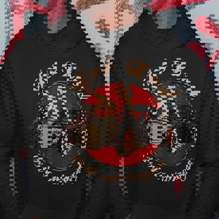 Hot Rod Built Not Bought セクシー ピンナップ ダイス ロカビリー セクシー パーカー 面白い贈り物