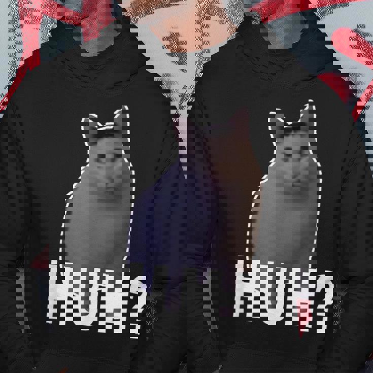 Huh Cat Meme パーカー 面白い贈り物