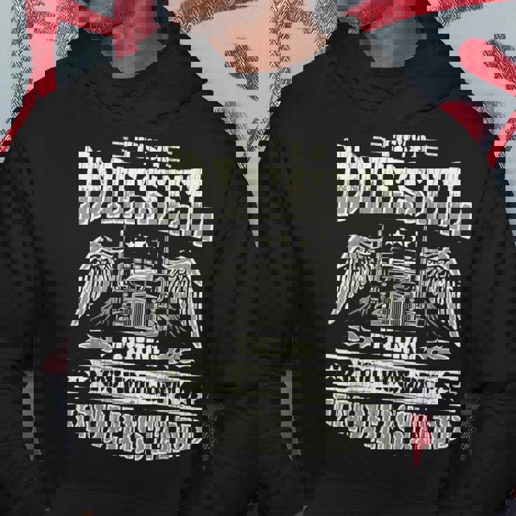 It's A Diesel Thing トラッカー トラック ドライバー メカニック 面白い メンズ パーカー 面白い贈り物