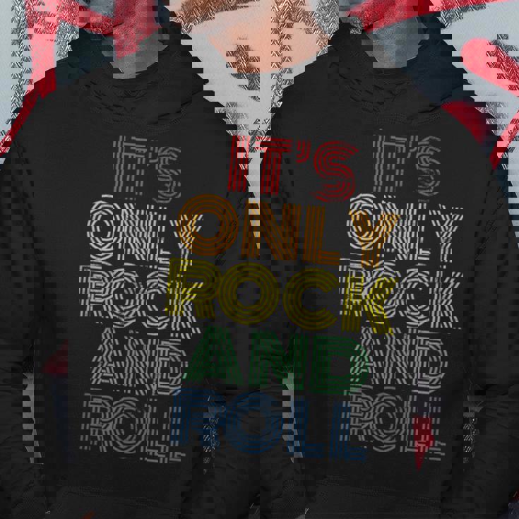 It's Only Rock And Roll ディストレスド ロック コンサート ヴィンテージ 70年代 パーカー 面白い贈り物