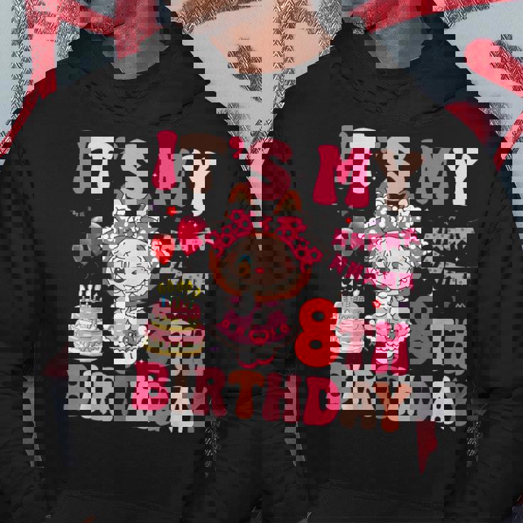 It's My 8Th Birthday Niñas Niños Adolescentes Labubu Bday Sudadera Regalos divertidos