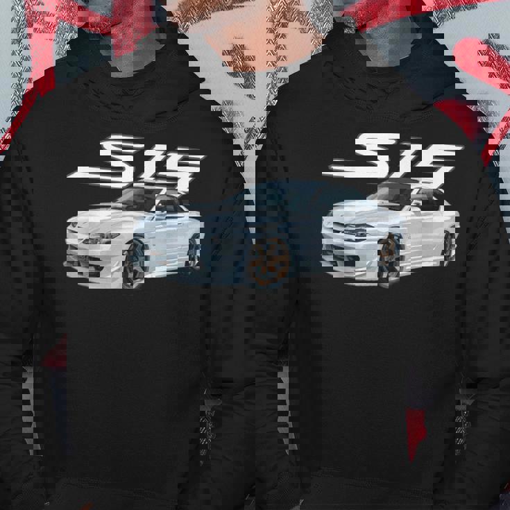 Jdm Car15ertextanced Aspen ホワイト ドリフトマシン パーカー 面白い贈り物