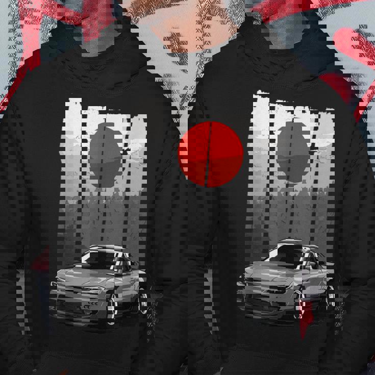 Jdm15 シルビアジャパン ドリフトカー ライジングサンチューニング パーカー 面白い贈り物