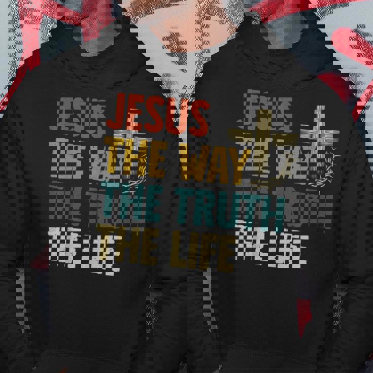 Jesus The Way The Truth The Life クリスチャン 信者 キリスト パーカー 面白い贈り物