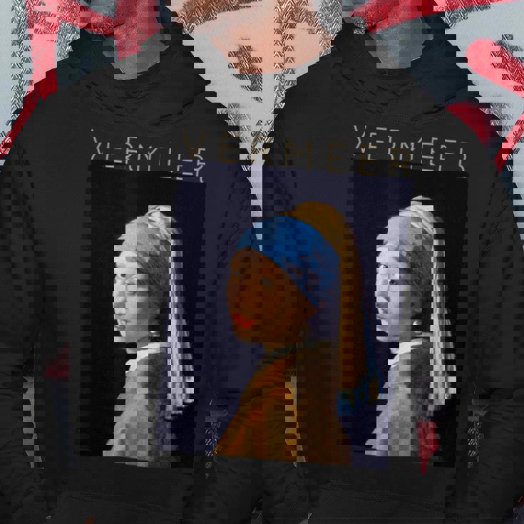 Johannesermeer アーティスト向け 真珠のイヤリングを持つ少女 パーカー 面白い贈り物