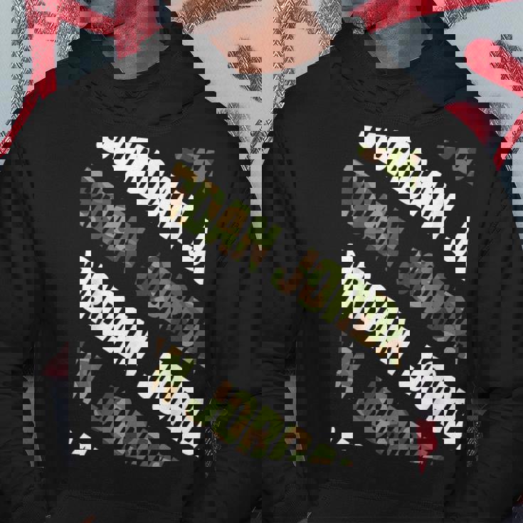 Jordanカモ柄グリーンカモフラージュ パーカー 面白い贈り物