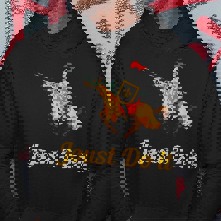 Jousting Joust Do It 中世の騎士tシャツ パーカー 面白い贈り物