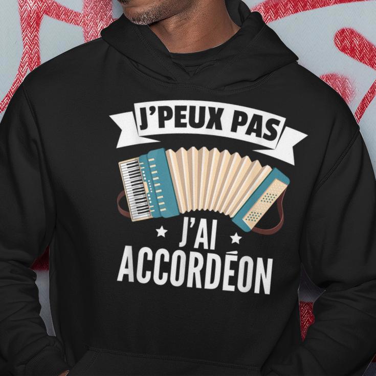 Sweatshirt "J'peux Pas J'ai Accordéon" - Illustration Accordéon - 241 G - Coupe Classique - Col Tissé - 2