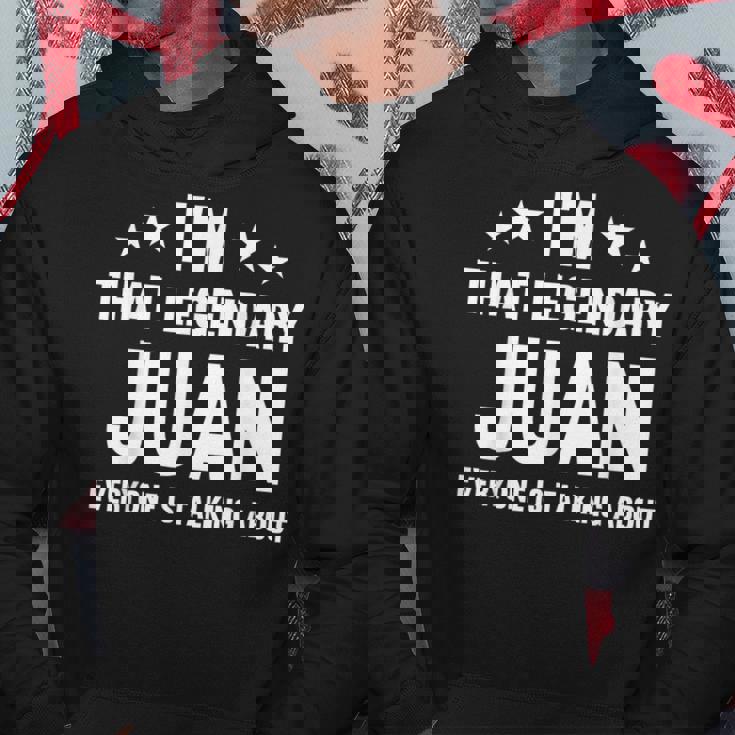 Juan 個人名 I'm That Legendary Juan Juan パーカー 面白い贈り物