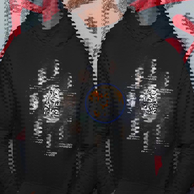 Just A Phase Moon 月面宇宙科学愛好家 天文学惑星 パーカー 面白い贈り物