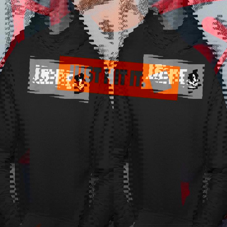 Just Hit It 420 マリファナ 大麻 雑草 喫煙 パーカー 面白い贈り物