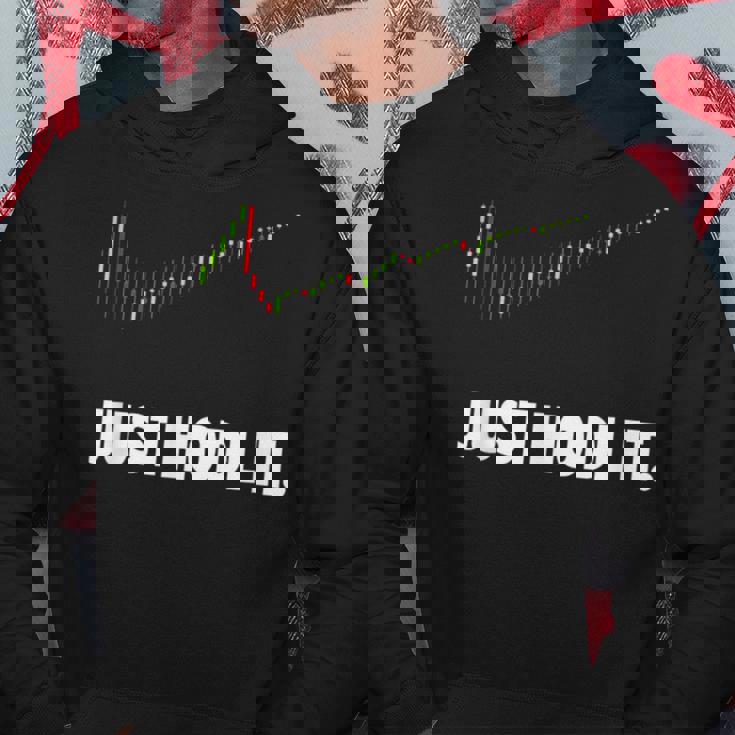 Just Hodl It、クリプトシャツ、暗号通貨、ビットコイン、ドッジ パーカー 面白い贈り物