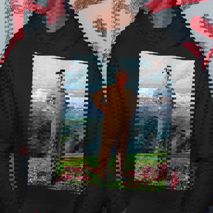 Kim Jong Il Kim Jong Un Humour North Korea パーカー 面白い贈り物