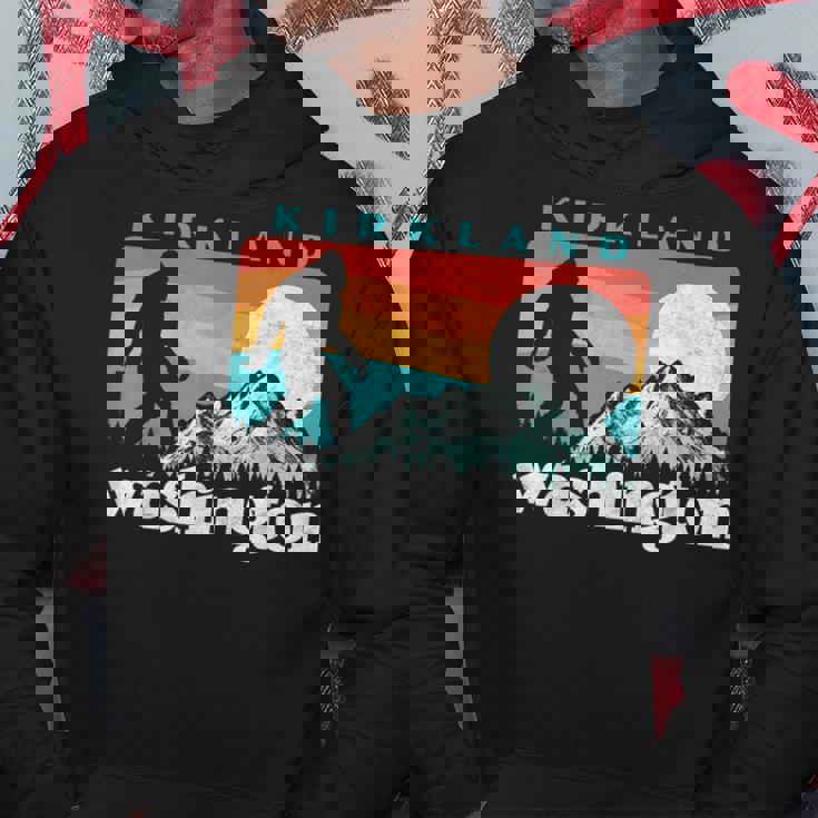 Kirkland Washington Retro 80S Bigfoot パーカー 面白い贈り物