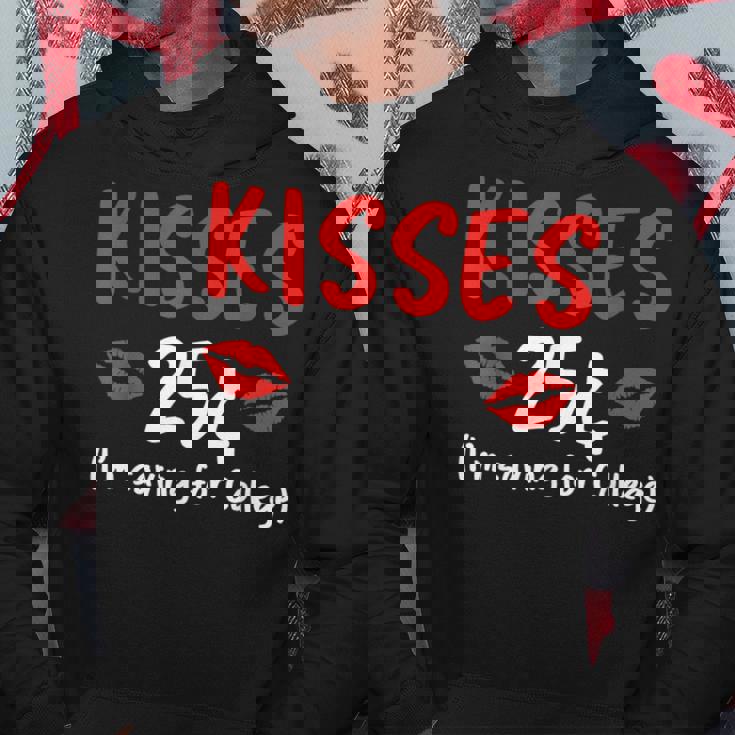 Kisses 25 Imave For College バレンタインデー デザイナー パーカー 面白い贈り物
