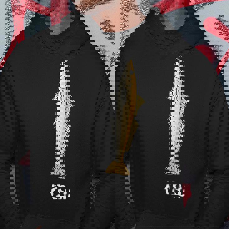 Kisu 鱚 キス シロギス ホシギス 魚好き 願掛け 釣り好き 海釣り 趣味 おもしろ 寿司ネタ 趣味釣り 船釣 釣り パーカー 面白い贈り物