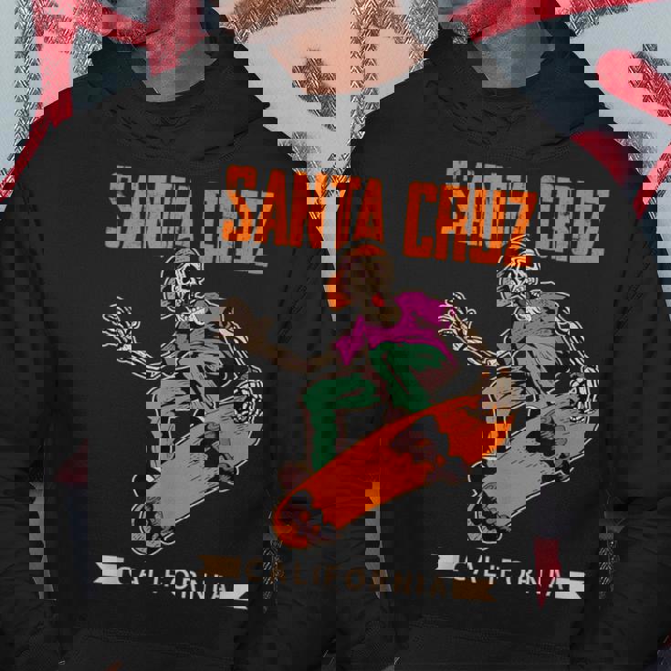 Laid Back スケルトン スケートボーダー サンタクルーズ パーカー 面白い贈り物