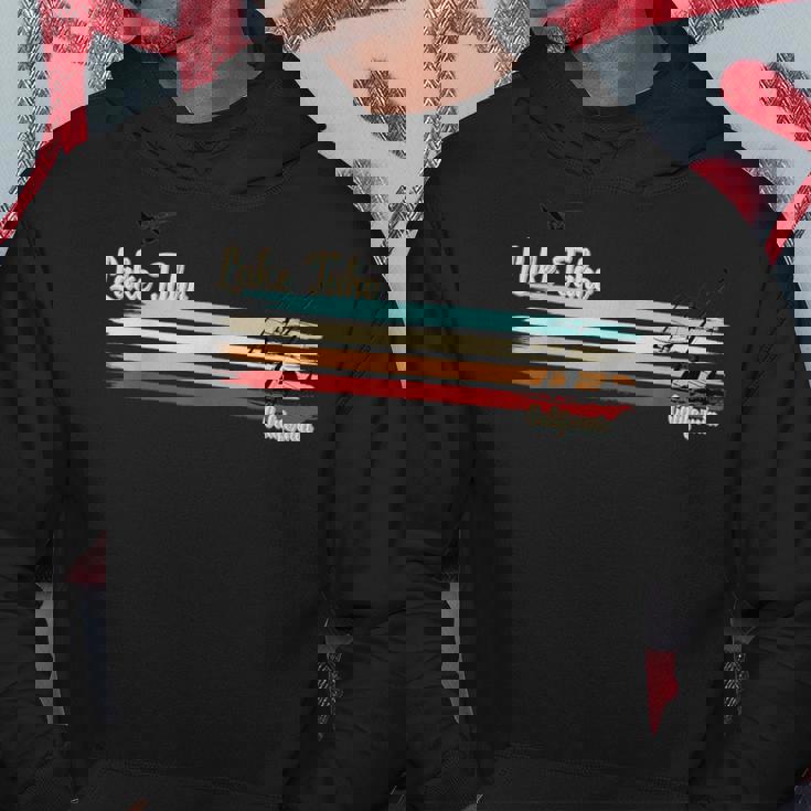 Lake Tahoe カリフォルニア ウィンドサーフィン レトロ レース ウィンドサーファー パーカー 面白い贈り物