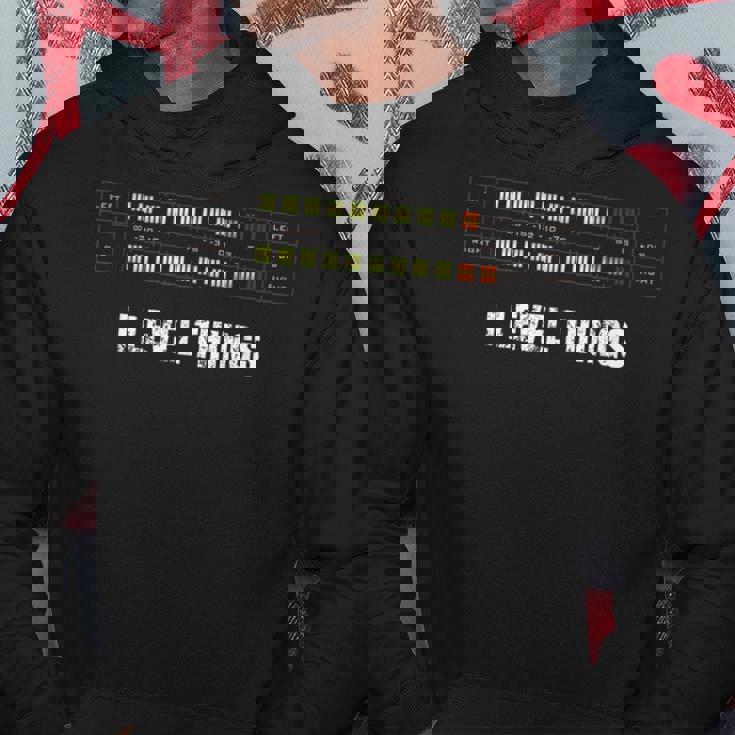 I Level Things サウンドエンジニア レコーディングスタジオu メーターミキサー Dj パーカー 面白い贈り物