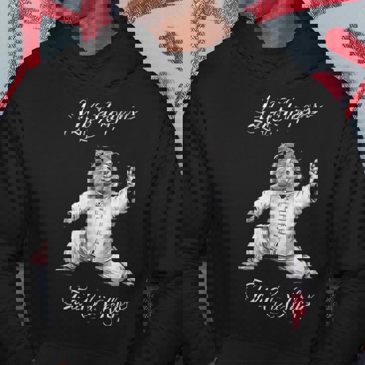 Life Happens 太極拳は面白い陰陽太極拳マーモットを助ける パーカー 面白い贈り物