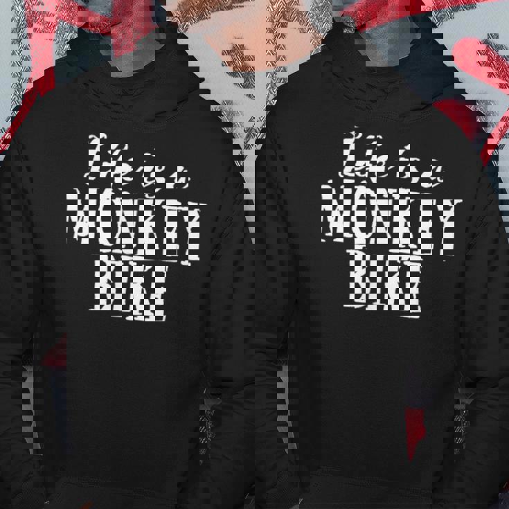 Life Is A Monkey Bike ゴリラバイク 漫画デザイン パーカー 面白い贈り物