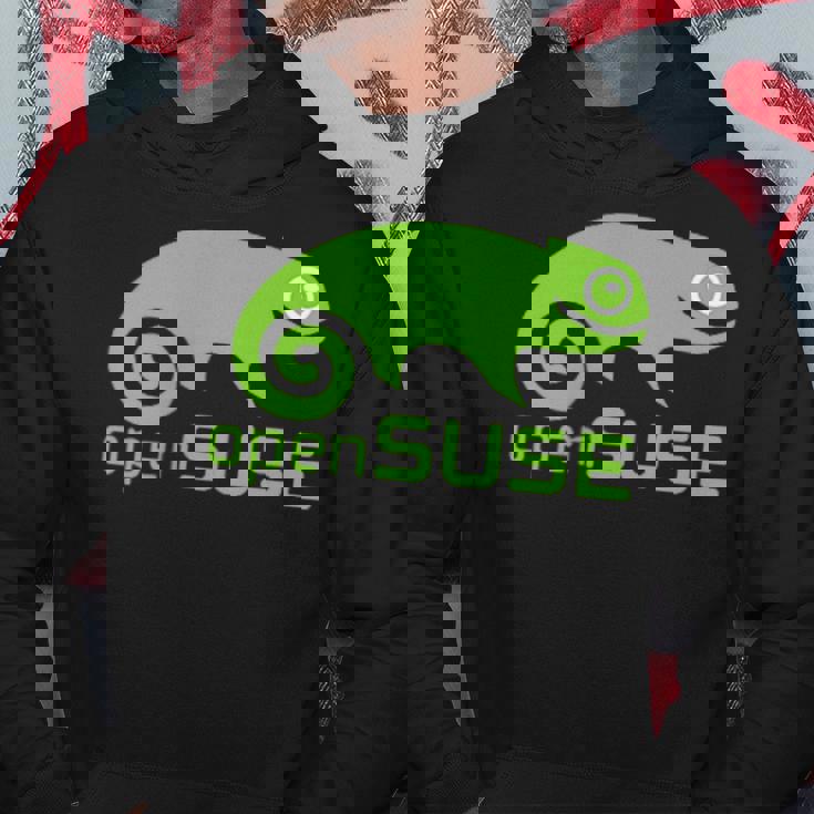 Linux Opensuse ラバーtシャツ タグライン&ロゴ オープンソースos パーカー 面白い贈り物