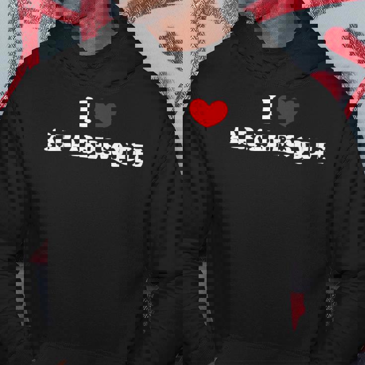 I Love Arabesque I Heart アラベスク パーカー 面白い贈り物