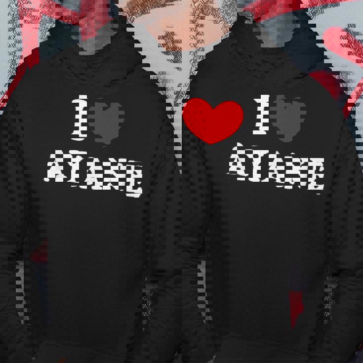 I Love Ayane 私は愛する Ayane パーカー 面白い贈り物