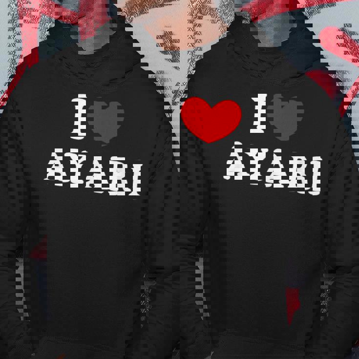 I Love Ayari 私は愛する Ayari パーカー 面白い贈り物