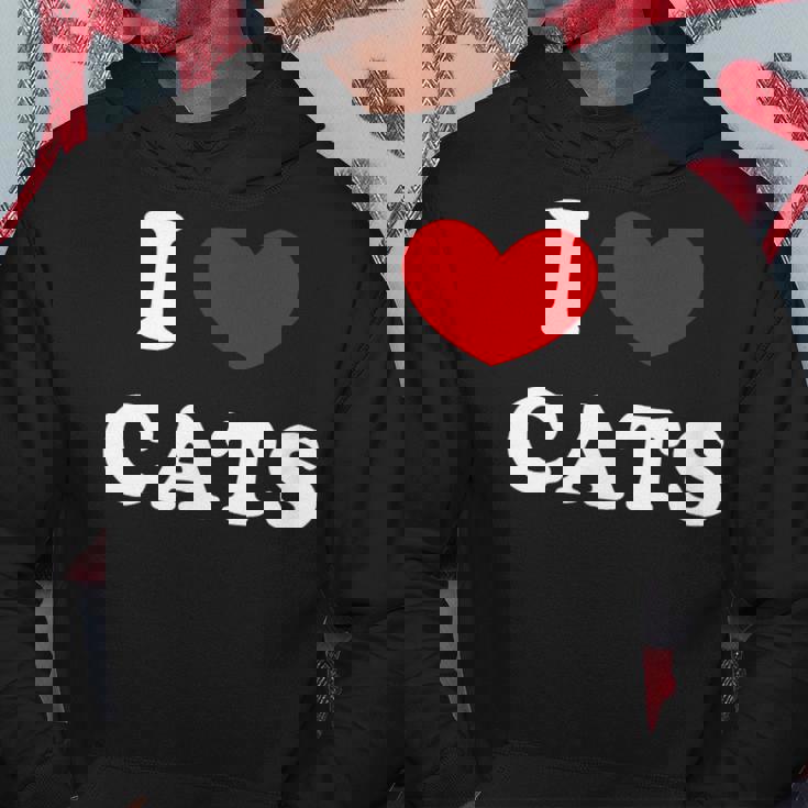 I Love Cats I Heart Cats パーカー 面白い贈り物