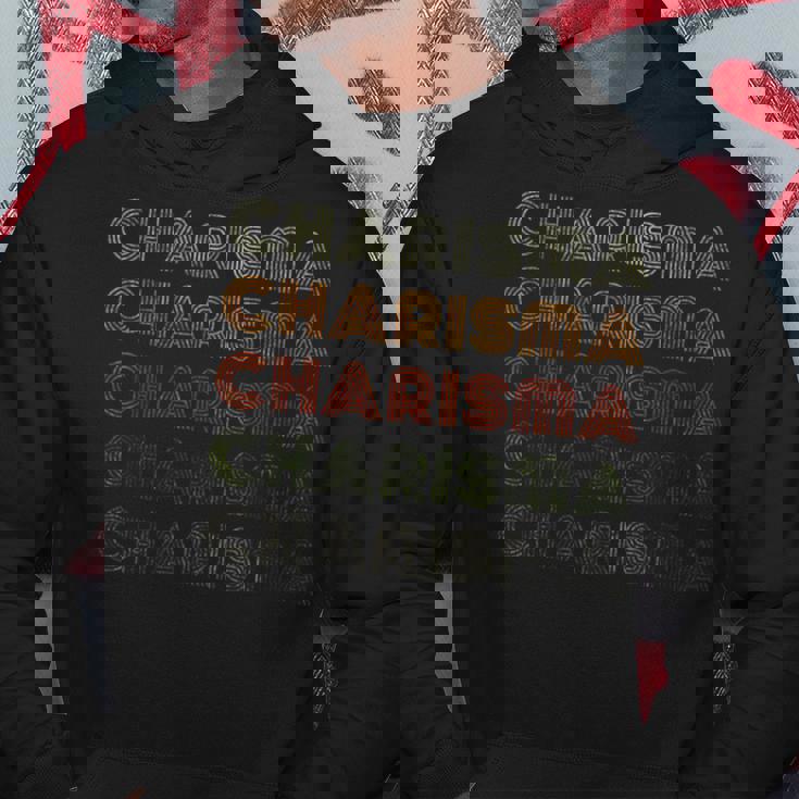 Love Heart Charisma グランジ ビンテージスタイル ブラック カリスマ パーカー 面白い贈り物