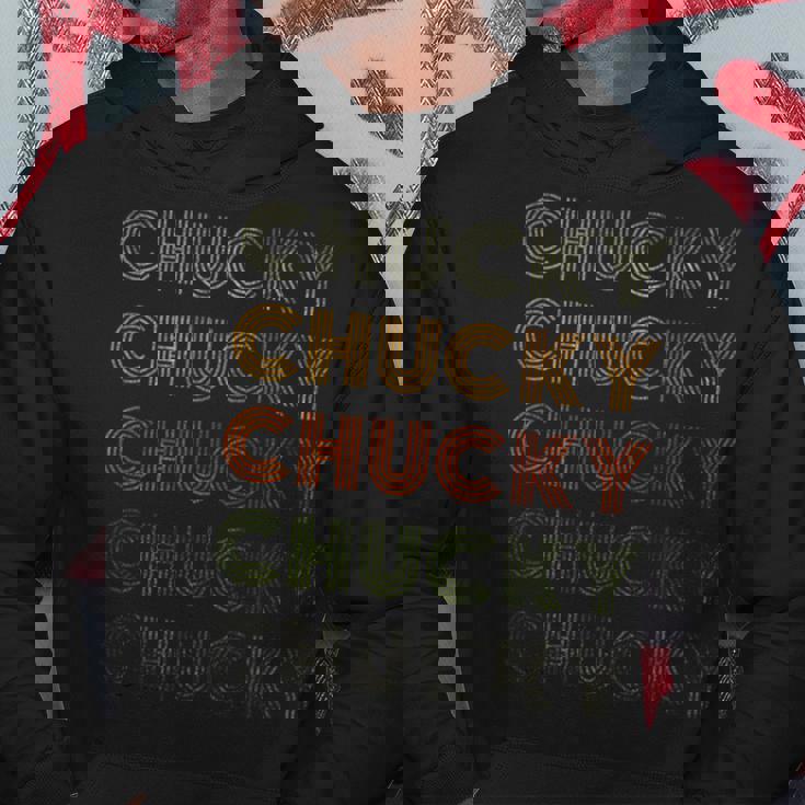 Love Heart Chucky グランジ ビンテージスタイル ブラック チャッキー パーカー 面白い贈り物