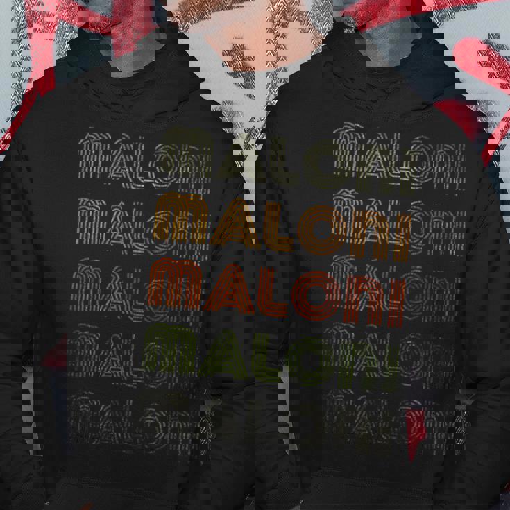 Love Heart Maloni グランジ ビンテージスタイル ブラック マローニ パーカー 面白い贈り物