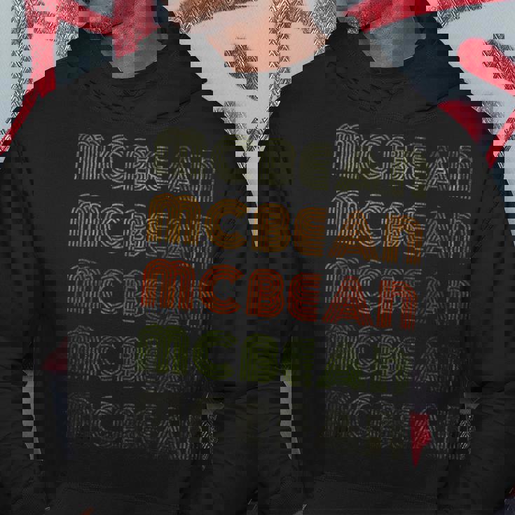 Love Heart Mcbean グランジ ビンテージスタイル ブラック マクビーン パーカー 面白い贈り物