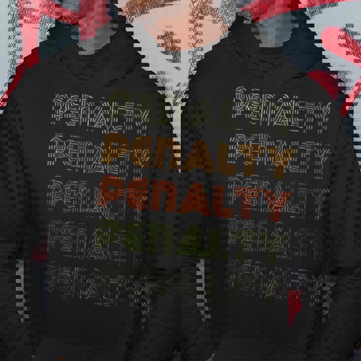 Love Heart Penalty グランジ ビンテージスタイル ブラック ペナルティ パーカー 面白い贈り物