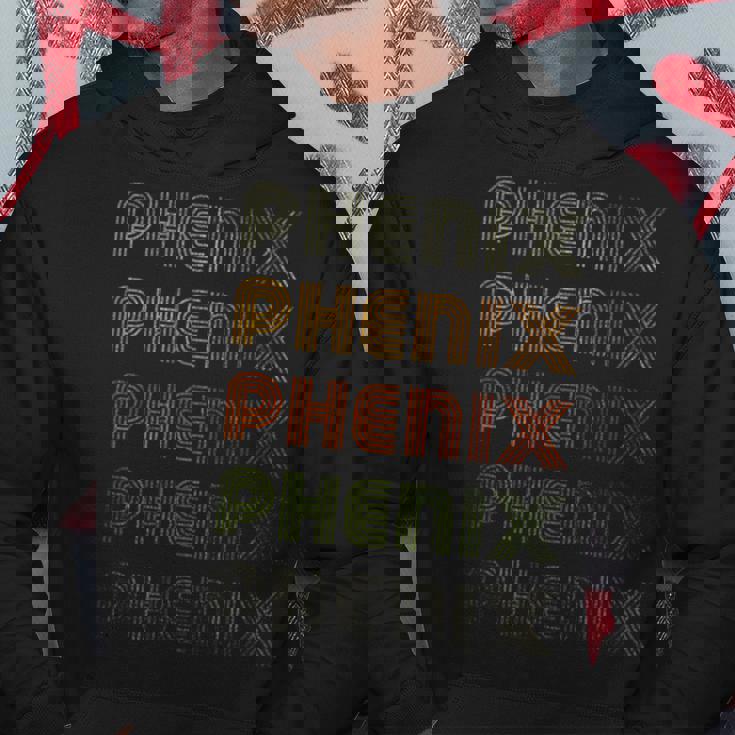 Love Heart Phenix グランジ ビンテージスタイル ブラック フェニックス パーカー 面白い贈り物