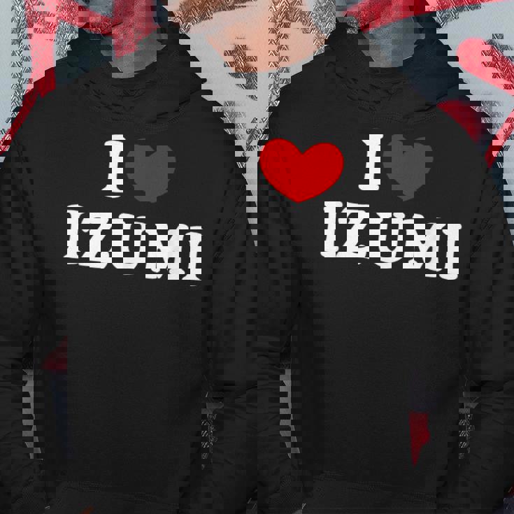 I Love Izumi 私は愛する Izumi パーカー 面白い贈り物