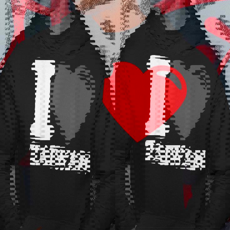 I Love Taiwan 台北国旗 ハートトラベル 台湾製品 パーカー 面白い贈り物