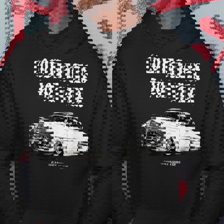 Lowrider's Porida Kustom リードそり ホットロッド マッスルカー パーカー 面白い贈り物